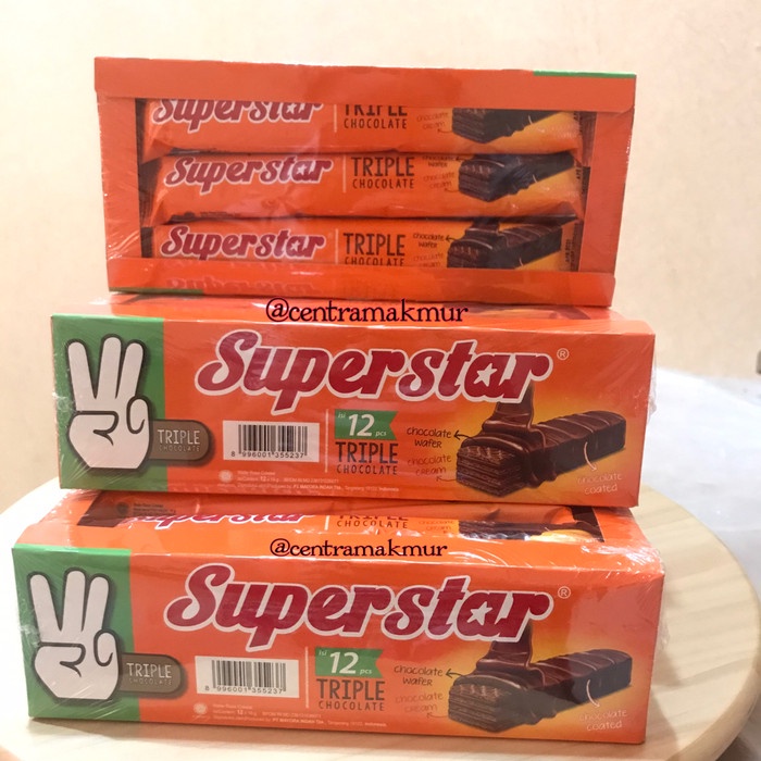 

Wafer-Biskuit- Superstar Wafer 12 Pcs -Biskuit-Wafer.