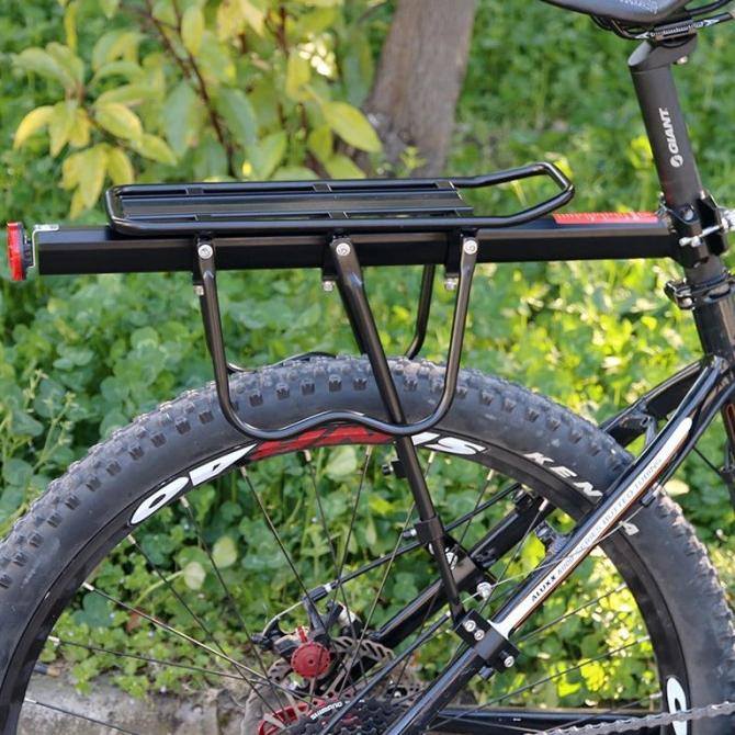 Termurah Rak Pannier Boncengan Sepeda Belakang Mtb Touring Hybrid Carrier Alloy Termurah