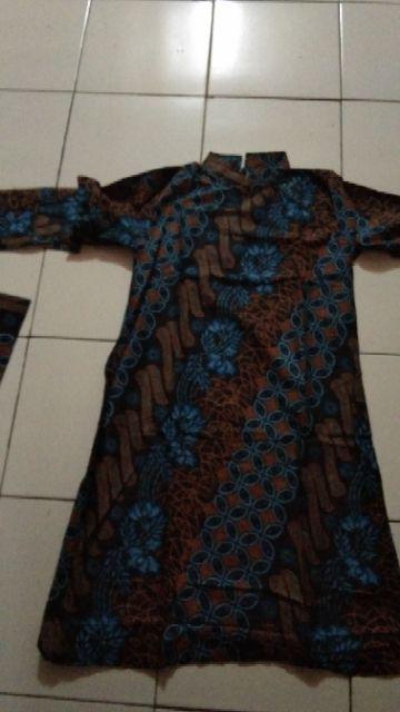 Couple Batik Motif Kawong Biru