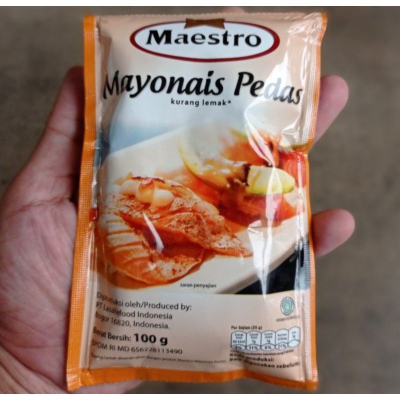 

MOOJOK-Maestro Mayonais pedas 100 gr kurang lemak enak murah gurih