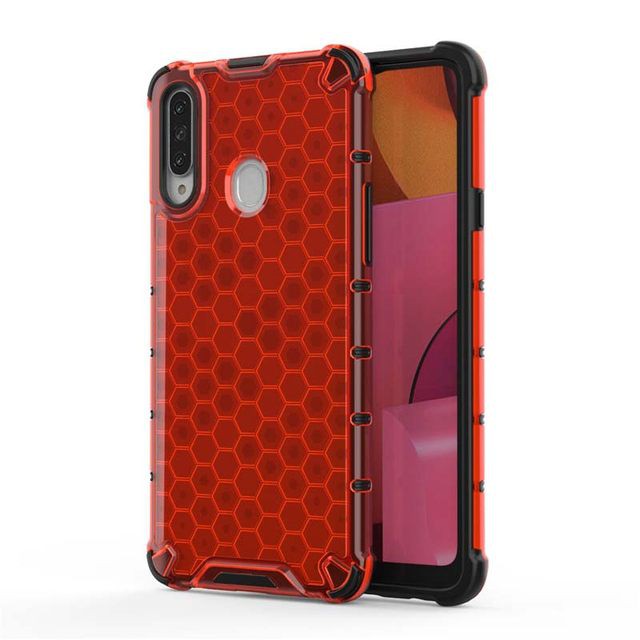 Samsung A20s Soft Case Rugged Armor Honeycomb