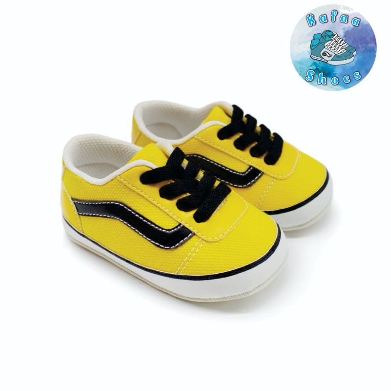 Sepatu Bayi Baby Shoes Prewalker Laki Laki Perempuan Umur 0 Sampai 12 Bulan Model Vans