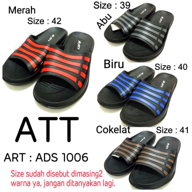 SANDAL SELOP COWOK ATT ADS 1006 SIZE 39-42