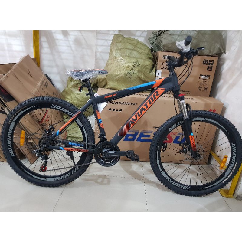 Sepeda MTB 26 inch Aviator 2689 XT VT ( Velg Tinggi )