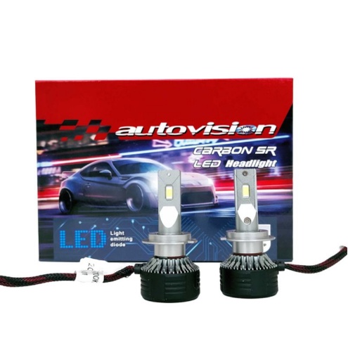 Bohlam Lampu LED Mobil Autovision Carbon SR H7 50 Watt 5700 Kelvin