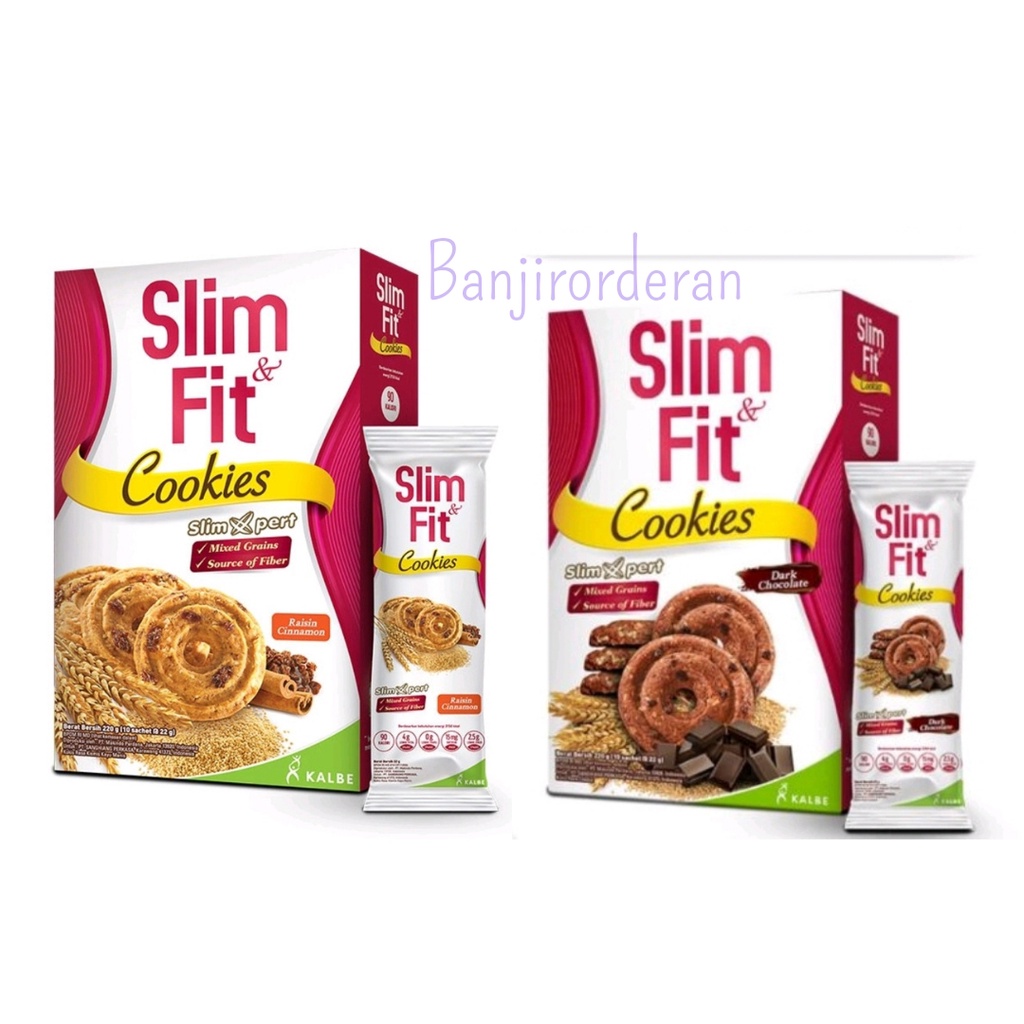 

Slim & Fit Cookies Snack Diet Low Calori - Netto 22 gr