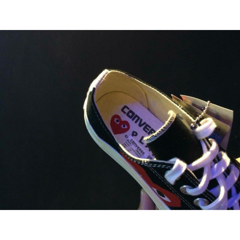 Converse x CDG play chuck 70 low top black