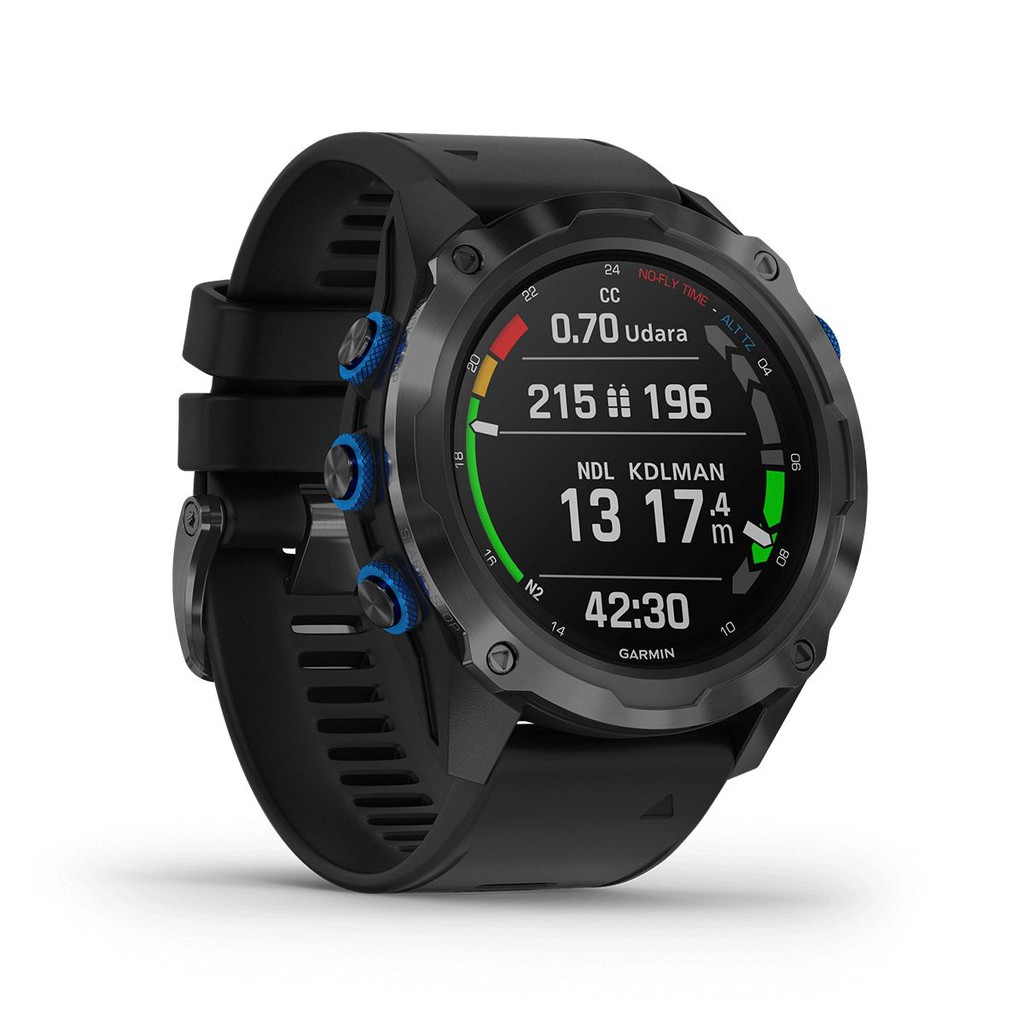 Garmin Descent Mk2i Titanium Carbon Gray DLC with Black Band Original Garansi TAM 2 Tahun