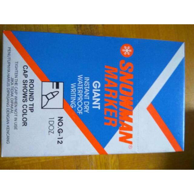 

Spidol snowman permanent