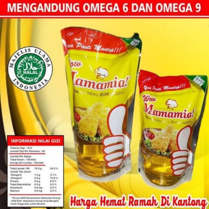 Promo TokoMinah Mamamia Minyak Goreng 1 liter Limited