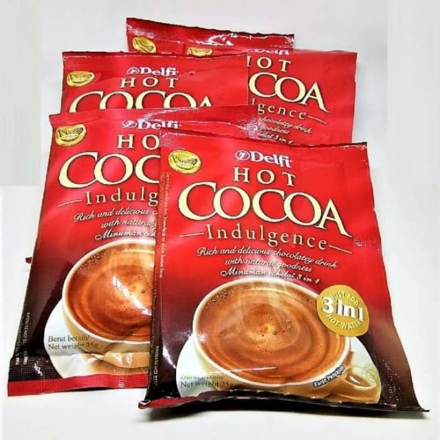 

Delfi hot cocoa minuman Cokelat 3 in1 sachet 25 gram