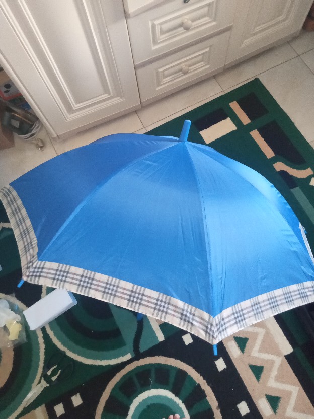 Payung Tongkat Polos List Kotak Gg.j