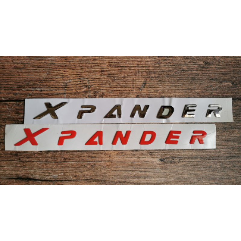 emblem tulisan kap mesin @Xpander