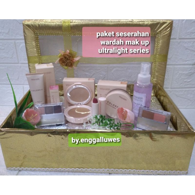 PAKET SESERAHAN/PAKET MAKE  UP WARDAH COLORFIT