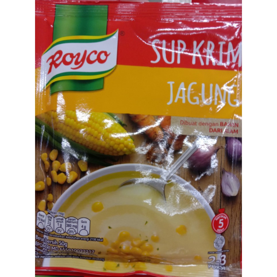 

Royco Sup Krim Jagung 50 gr