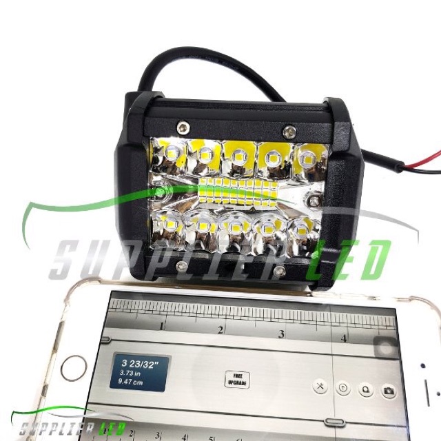 Lampu Tembak Sorot Touring Offroad LED Motor Mobil 20 Mata 3 Susun