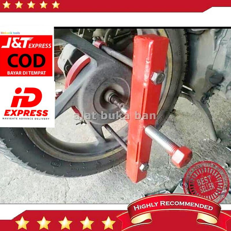 Treker pelepas roda motor matik Treker tromol Vario PCX alat pembuka velg matik treker pres velg