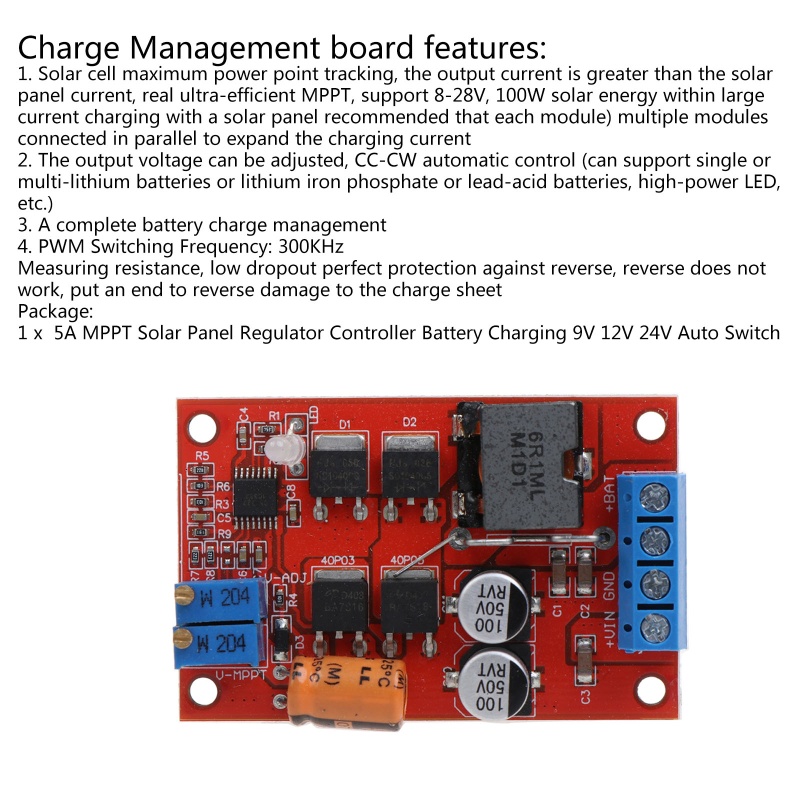 Btsg MPPT Solar Charge Controller Solar Panel Regulator Charge Controller