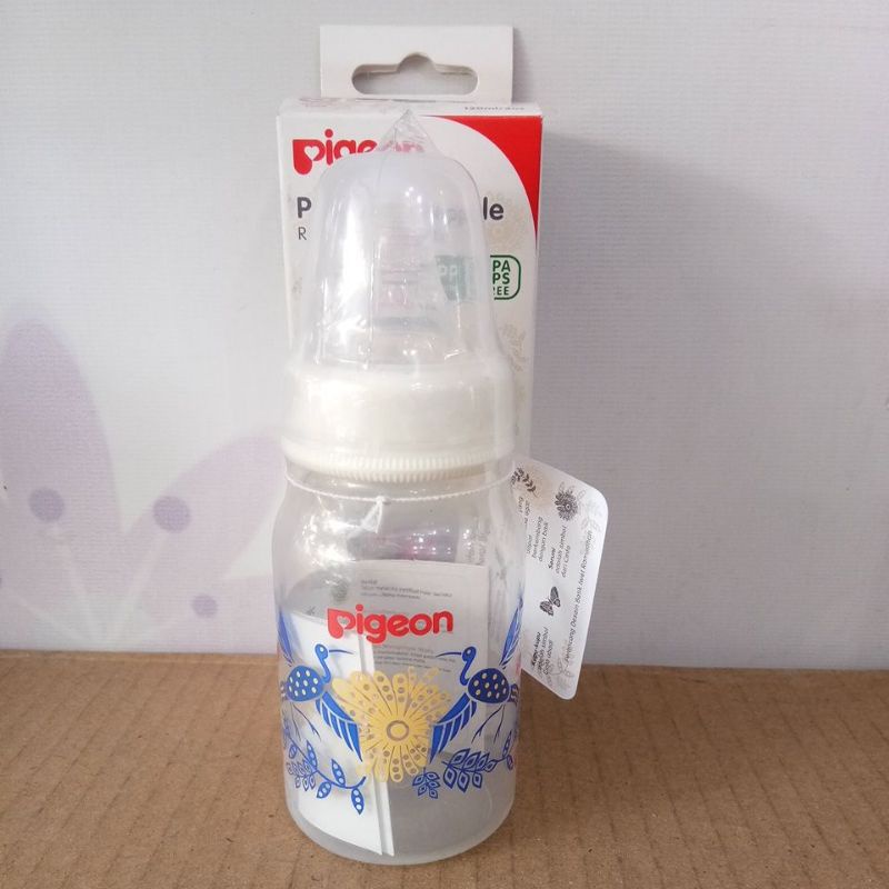 PIGEON PERISTALTIC NIPPLE ROUND NURSING BOTTOL PP RP BATIK S 120ML/4oZ