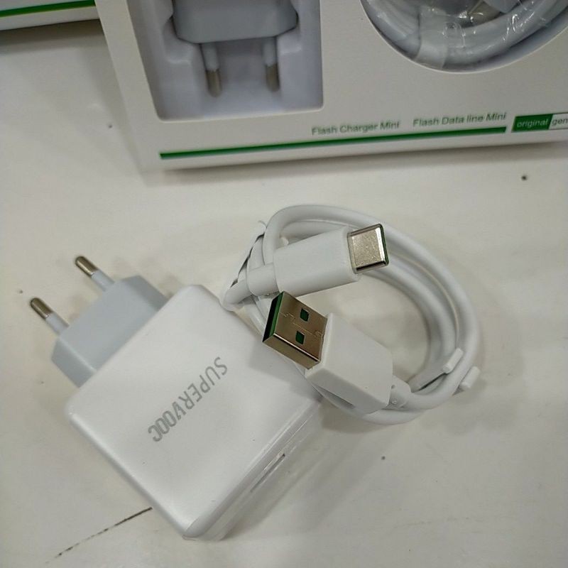 Charger TC cas cesan Oppo type C VOOC original (model R17)