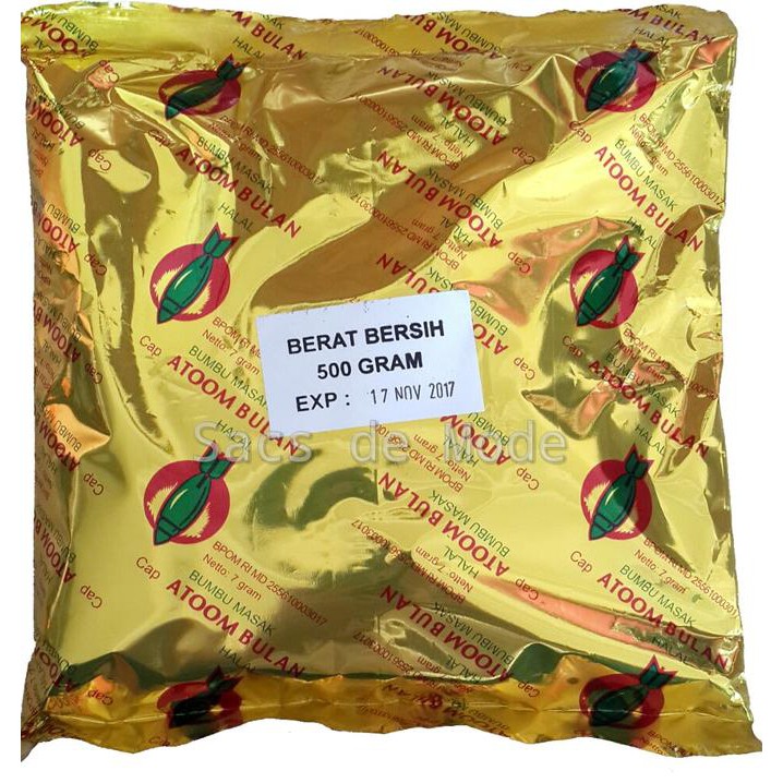 

ENAK Bumbu Masak Cap Atoom Bulan / Atom Bulan (500gr) BANYAK RASA