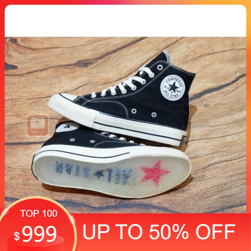 [ PREMIUM GRADE A ] SEPATU CONVERSE 70 's LOW & HIGH UNISEX - Diamond Outsole-BNIB- [FREE KAOS KAKI]