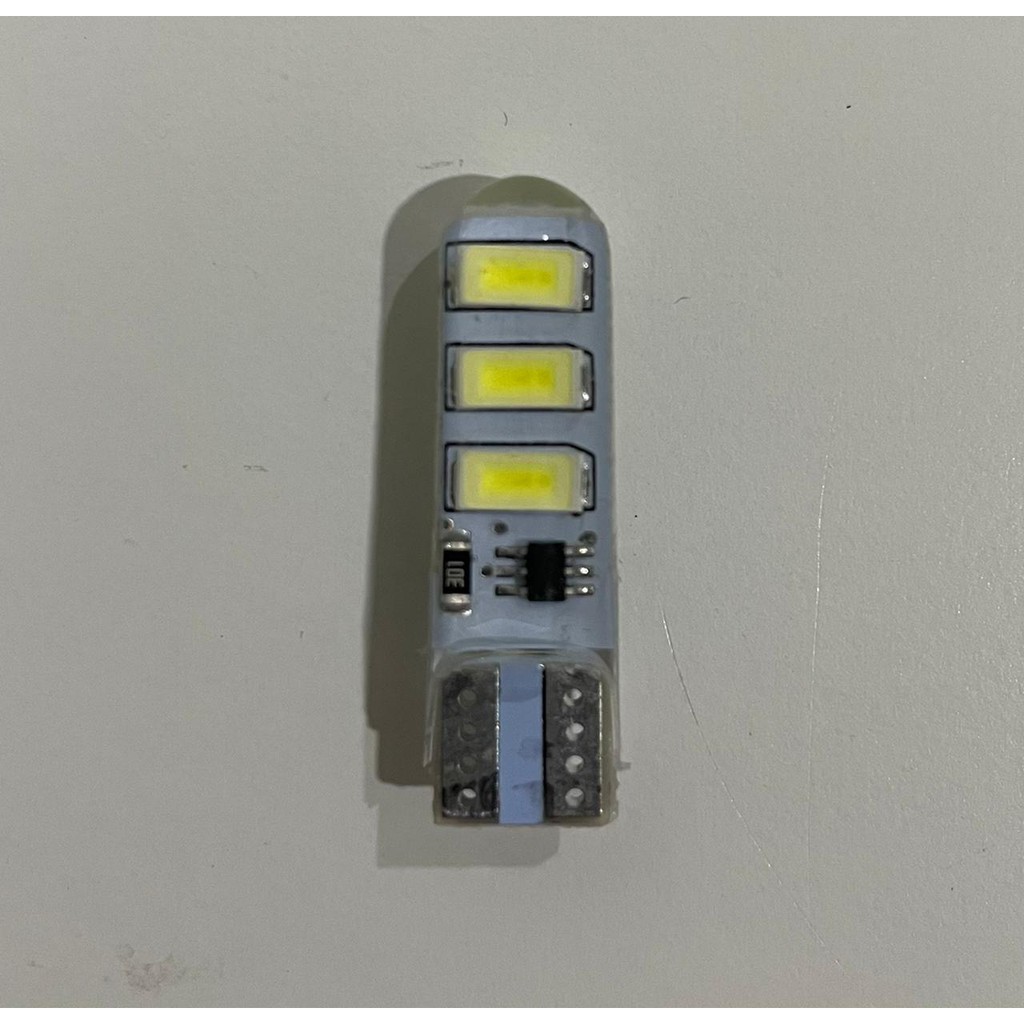 Lampu LED Senja T10 24 Volt 12 Volt 6 LED Nyala Kedip Strobo 24V 12V