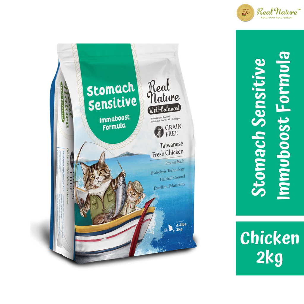 

RealPower - Real Nature Makanan Kucing - Immuboost - Chicken 2kg | Grain-free Cat Food