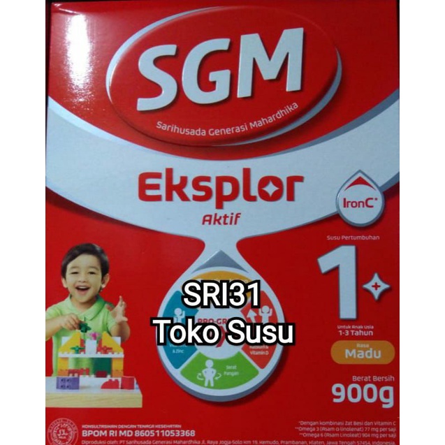 

SGM Explore 1 Rasa Madu 900g Exp: 2023