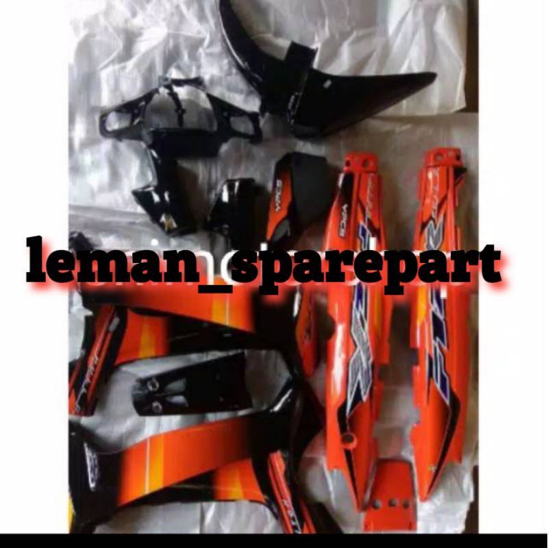 Cover body full halus fizr poswan oranye