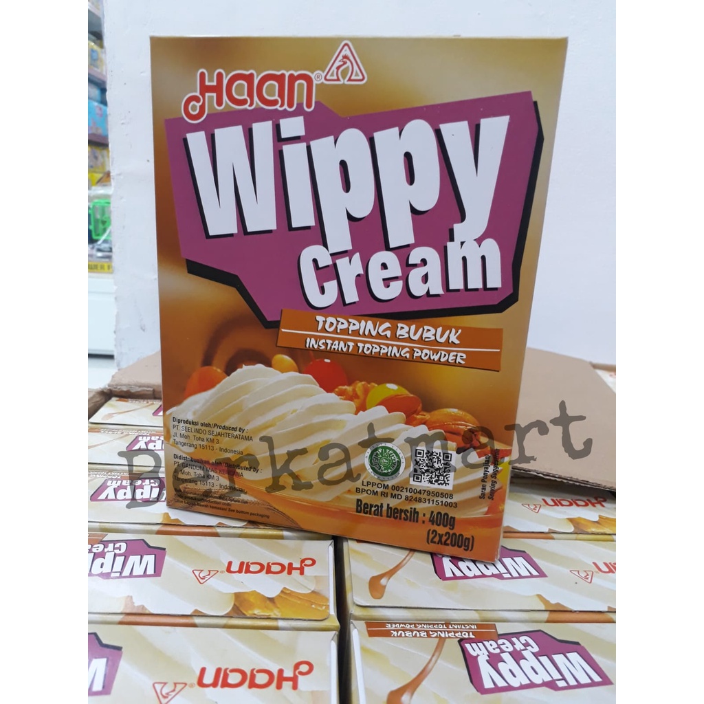 Haan Wippy Cream whipped cream wipp krim Instant 400gr