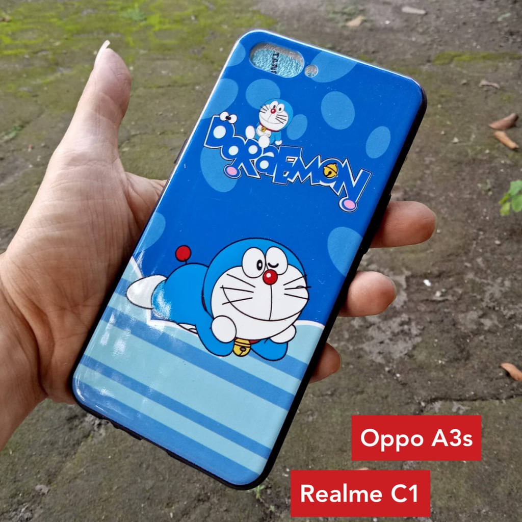 SALE Case Oppo A3s Realme C1 Doraemon Best Seller