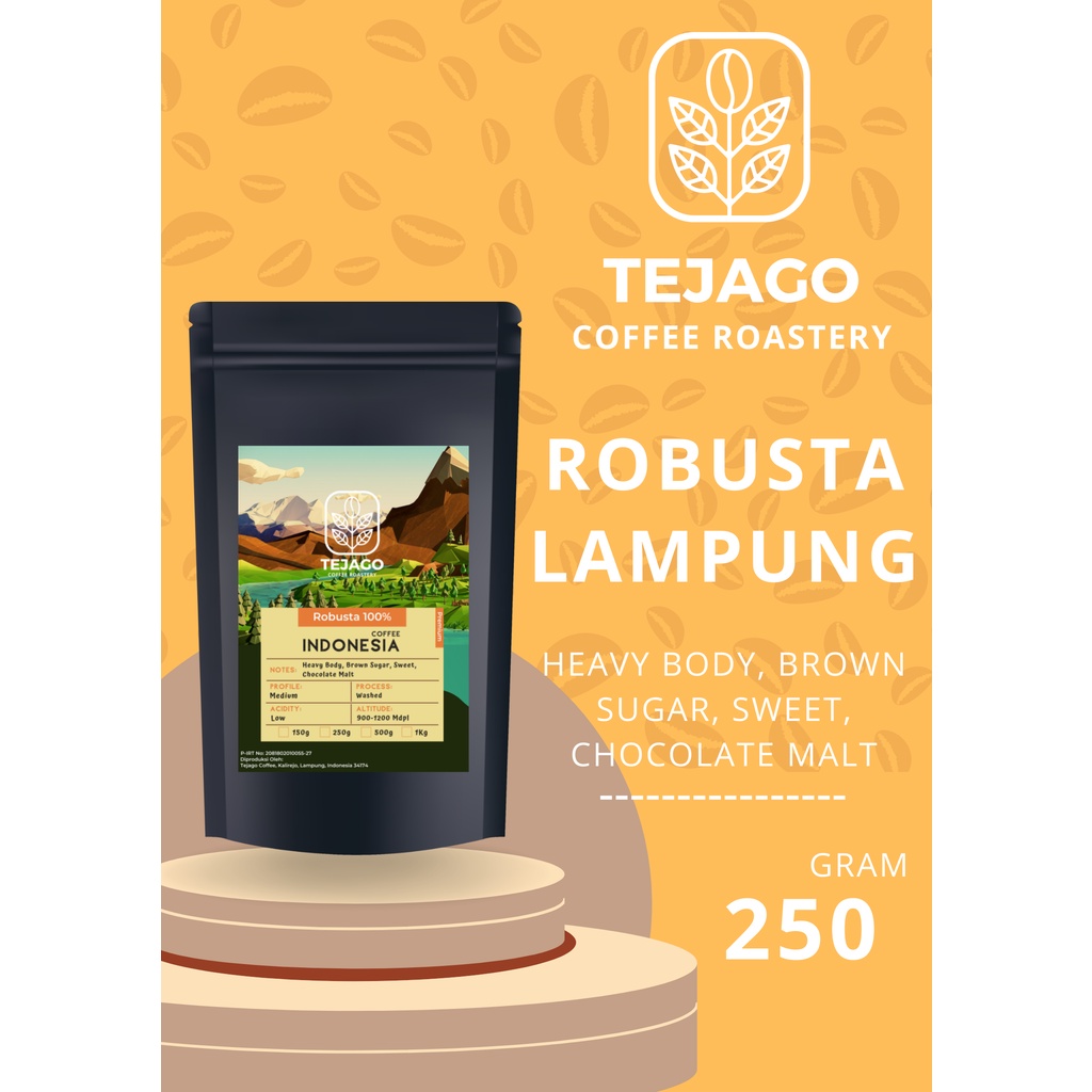 

Kopi Robusta Lampung Premium Grade 1 Kopi Bubuk 250g