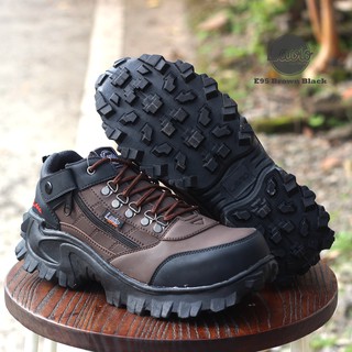  SEPATU  BOOTS  SAFETY PRIA PENDEK LOW KERJA PROYEK HIKING 