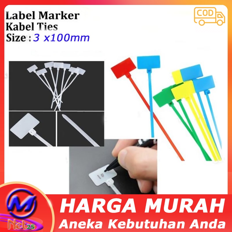 Marker Tie Label Tie Kabel Tis Name Tag Label Pengikat Kabel