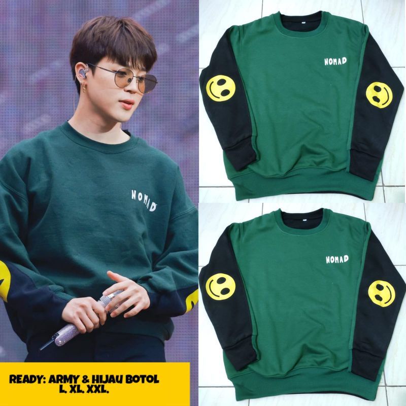 READY Sweater BTS JIMIN NOMAD BEE GOOD HUMAN  free gift