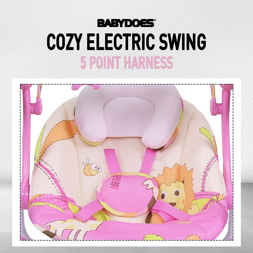 bouncer babydoes cozy electric swing ayunan bayi