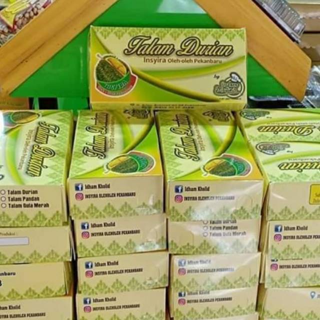Ketan talam durian khas pekanbaru
