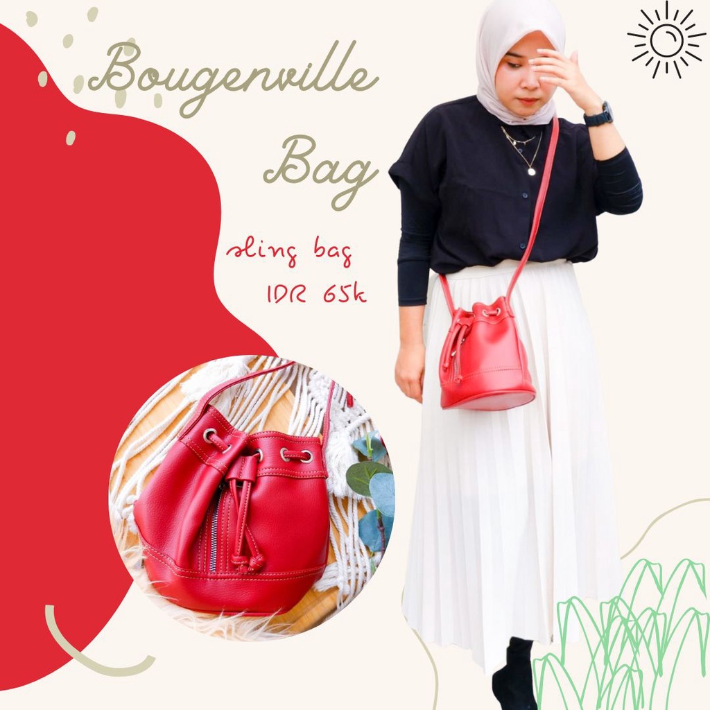 TAS SELEMPANG WANITA - QIKAKOE BOUGENVILLE