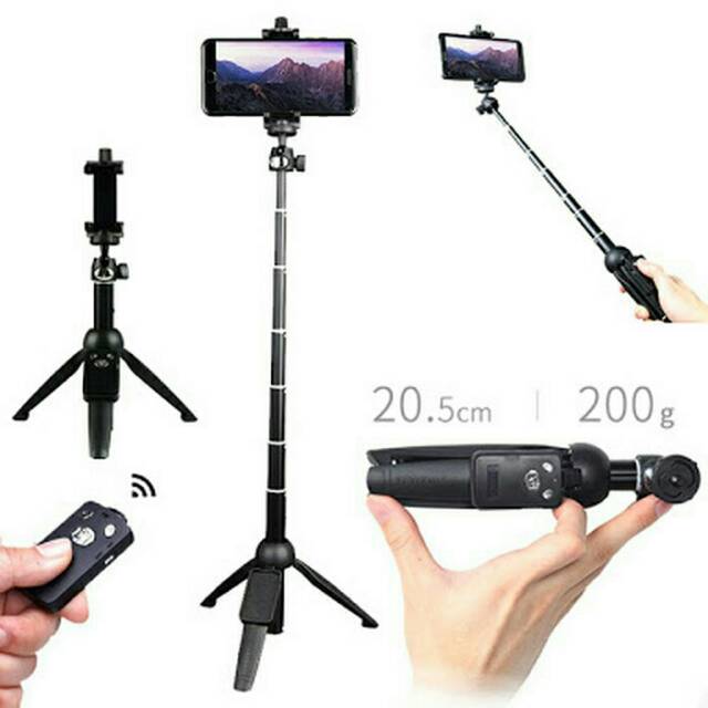 YT-9928 yunteng Tongsis Tripod Bluetooth Remote YT 9928 HP Handphone Tongkat Selfie Smartphone Selfi Gadget wlshop1 wlshop