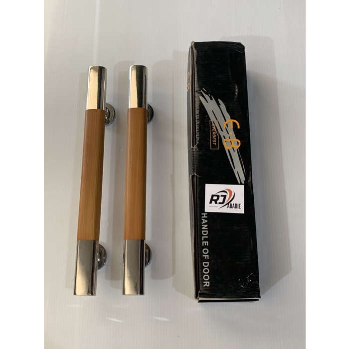 Pull Handle / Tarikan Pintu Kupu Tarung Gagang Chrome Kayu EB EVERBEST