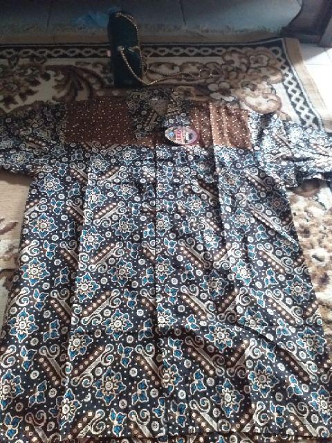 New Arrival Distro Batik Pria Bordir Sogan Hrb026 Batikaf Notoarto Batik Ipnu-ippnu Hem Pria Bel