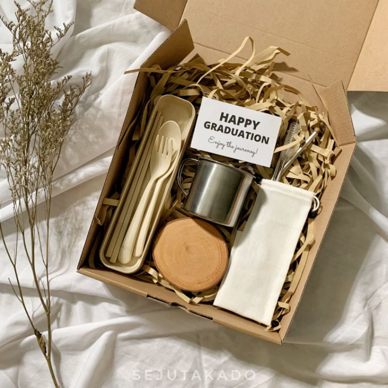 

Happiness - Modern gift box by Sejuta Kado | hampers new normal | kado ulang tahun | hadiah wisuda Bandung