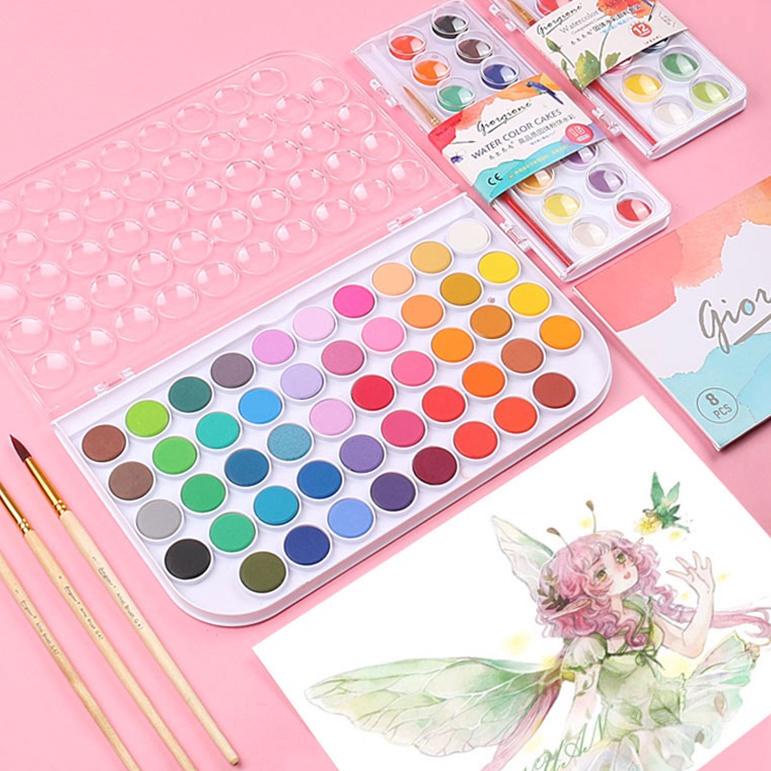 

GOGO Order | QnK Giorgione Solid Watercolor Paint Cat Air 12/16/24/28/36/48 Warna |Readi@lagi
