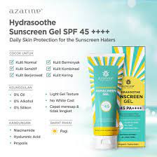 [ORGANIC] AZARINE HYDRASOOTHE SUNSCREEN GEL SPF 45 PA++++ Sunscreen