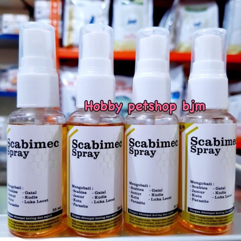 Scabimec spray 30ml - obat gatal scabies jamur kutu luka parasit parasite