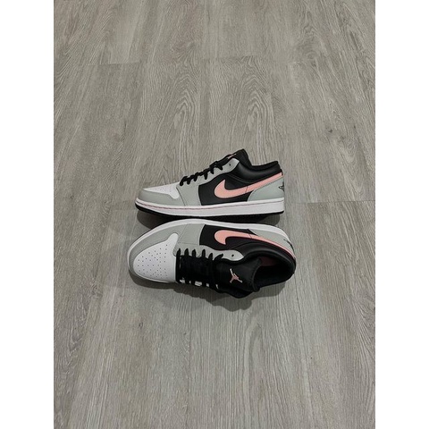 Air Jordan 1 Low Black Grey Pink