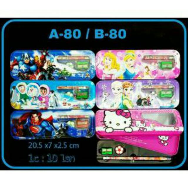 

Tempat pensil set karakter