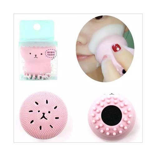 Etude Silicone Brush Jellyfish Exfoliator_Sikat pembersih wajah