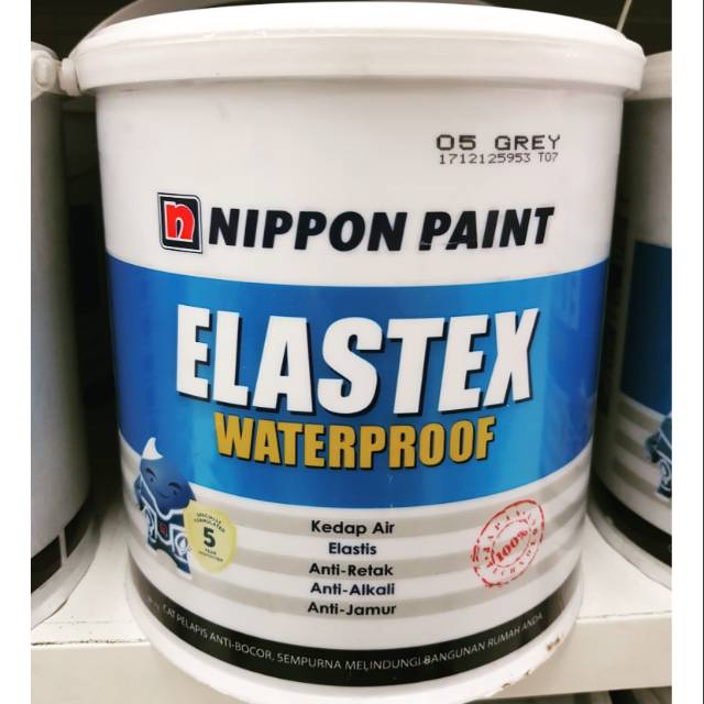  CAT  ELASTEX  WATERPROOF 4  KG  by NIPPON  PAINT Shopee Indonesia